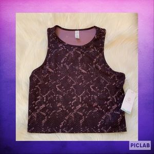 Balance Collection Tank - NWT - Large - Wild Plum Snake Print